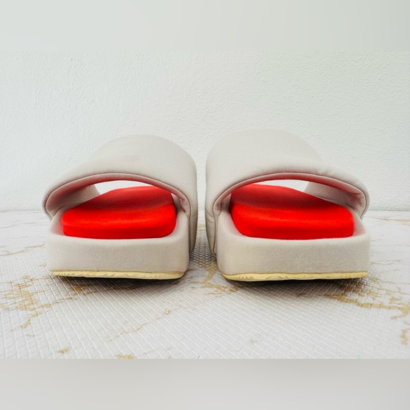 ADIDAS Y-3 YOHJI YAMAMOTO Slide Bliss Cream and Red Men’s Sandals - Picture 5 of 10